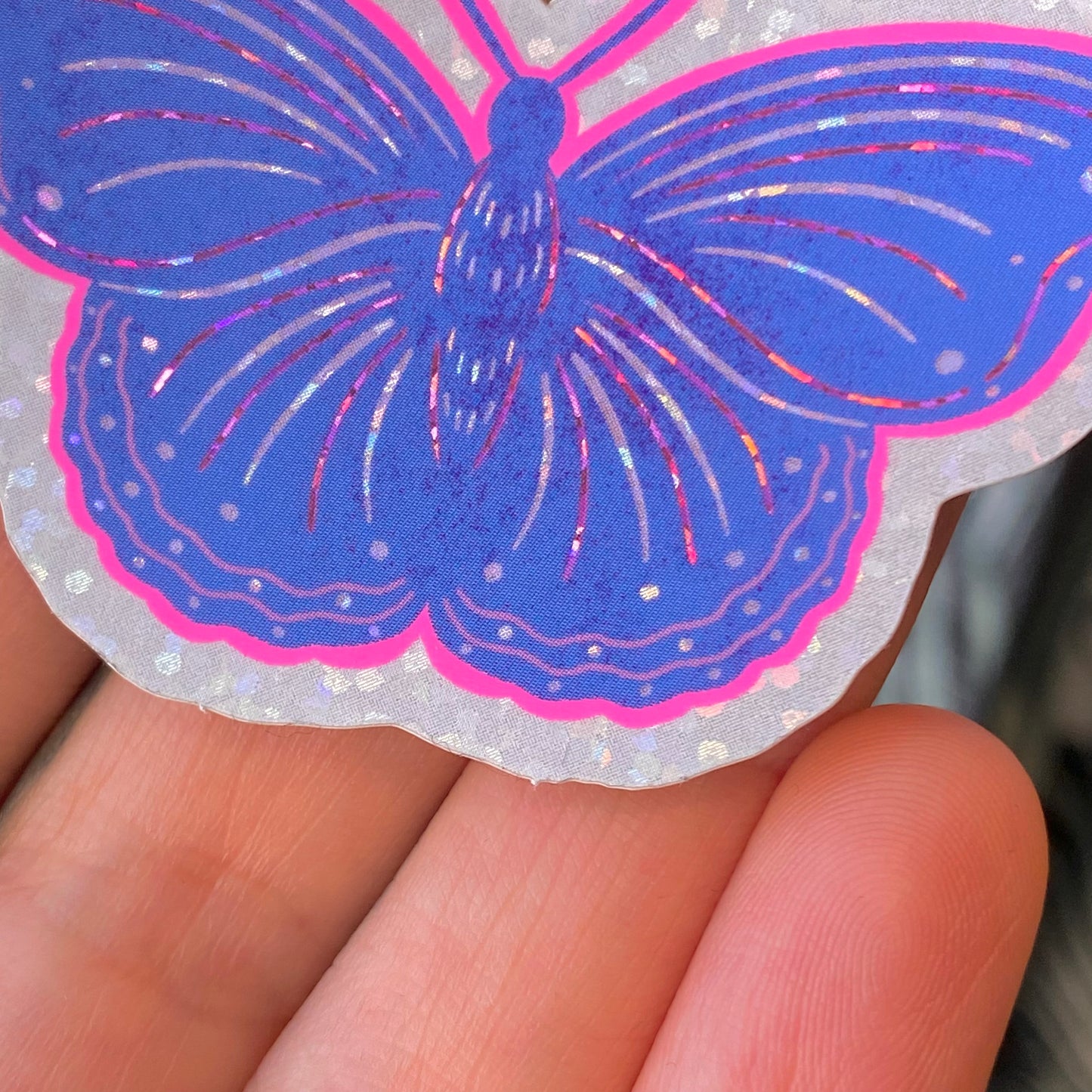 Butterfly Glitter Sticker